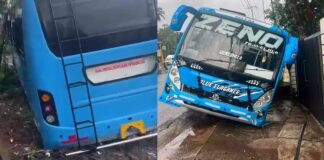 കൊയിലാണ്ടിയില് മോഷ്ടിച്ച് കൊണ്ടുപോകുന്നതിനിടെ ബസ് ചെളിയില് താഴ്ന്നു