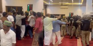 വടകര പള്ളിയിൽ പള്ളി കമ്മിറ്റിയെ അനുകൂലിക്കുന്നവരും എതിർക്കുന്നവരും തമ്മിൽ സംഘർഷം