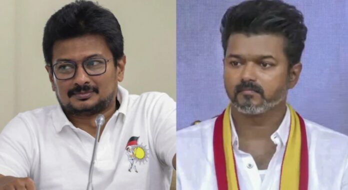 മണ്ഡലപുനർനിർണയ വിഷയത്തിൽ സംസ്ഥാന താൽപ്പര്യം ബലികഴിച്ചു ; വിജയ് സർക്കാരിനെതിരെ രൂക്ഷ വിമർശനവുമായി ഉദയനിധി സ്റ്റാലിൻ മണ്ഡലപുനർനിർണയ വിഷയത്തിൽ സംസ്ഥാന താൽപ്പര്യം ബലികഴിച്ചു ; വിജയ് സർക്കാരിനെതിരെ രൂക്ഷ വിമർശനവുമായി ഉദയനിധി സ്റ്റാലിൻ