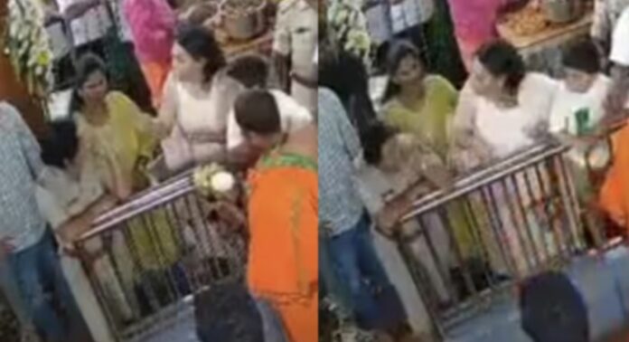 ബിജെപി എംഎൽഎയുടെ മകൾ ക്ഷേത്രത്തിൽ വനിതാ എസ്ഐയുടെ മുഖത്തടിച്ച സംഭവം ; വീഡിയോ പുറത്ത്; രണ്ടുപേരും പരാതി നൽകി ബിജെപി എംഎൽഎയുടെ മകൾ ക്ഷേത്രത്തിൽ വനിതാ എസ്ഐയുടെ മുഖത്തടിച്ച സംഭവം ; വീഡിയോ പുറത്ത്; രണ്ടുപേരും പരാതി നൽകി