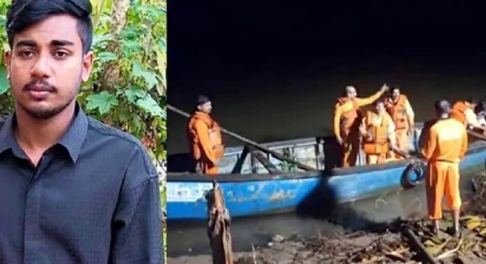 ചാലിയാറിൽ തോണിമറിഞ്ഞുണ്ടായ അപകടത്തിൽ കാണാതായ യുവാവിന്റെ മൃതദേഹം കണ്ടെത്തി ചാലിയാറിൽ തോണിമറിഞ്ഞുണ്ടായ അപകടത്തിൽ കാണാതായ യുവാവിന്റെ മൃതദേഹം കണ്ടെത്തി