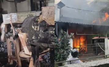 തൃശൂര് തളിക്കുളത്ത് ഓയില് മില്ലില് വൻ തീപിടിത്തം