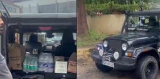 ആറന്മുളയിൽ ദുരിതാശ്വാസ പ്രവർത്തനത്തിന് എത്തിയ ഓഫ് റോഡ് വാഹനത്തിന് പിഴ ചുമത്തി എംവിഡി