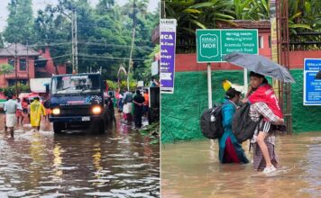 സംസ്ഥാനത്ത് മഴ ശക്തം ; വിവിധിടങ്ങളിൽ മണ്ണിടിച്ചിൽ