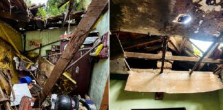 പഴയങ്ങാടിയിൽ കനത്ത മഴയിൽ വീടിന്റെ മേൽക്കൂര തകർന്നു വീണു