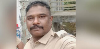 ശബരിമല നിലയ്ക്കലിൽ ഡ്യൂട്ടിക്കിടെ അപകടത്തിൽ പരിക്കുപറ്റിയ പോലീസ് ഉദ്യോഗസ്ഥൻ മരിച്ചു