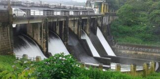 ജലനിരപ്പ് ഉയർന്നതിനെ തുടർന്ന് മംഗലംഡാമിൻ്റെ ഷട്ടറുകൾ തുറന്നു