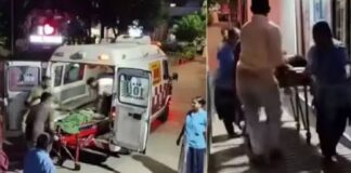 പുനലൂരിൽ ട്രെയിൻ തട്ടി യുവാവിന് ഗുരുതര പരിക്ക്