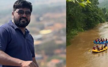 തുരുത്തിൽ കുടുങ്ങിയ ആൾക്ക് ലൈഫ് ജാക്കറ്റ് ഊരിനൽകി ; റെപ്പല്ലിങ് ഇൻസ്ട്രക്ടർക്ക് ദാരൂണാന്ത്യം