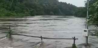 റാന്നി കുരുമ്പൻമൂഴി കോസ്വേ പൂർണ്ണമായും വെള്ളത്തിനടിയിൽ