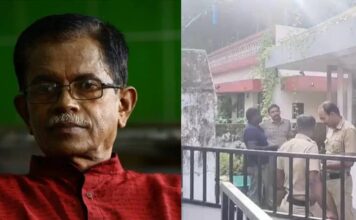 ആർഎസ്എസ് വക്താവ് ടി ജി മോഹൻദാസിനെ സന്ദർശിക്കാനായി ബിജെപി നേതാക്കളുടെ പ്രവാഹം