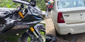പൊൻകുന്നത്ത് ബൈക്ക് അപകടത്തിൽ ചെന്നൈ സ്വദേശിക്ക് ദാരുണാന്ത്യം