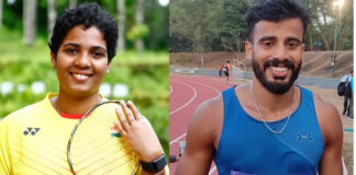 ദേശീയകായിക പുരസ്കാരങ്ങൾ പ്രഖ്യാപിച്ചു ; മലയാളികളായ മുഹമ്മദ് അജ്മൽ വി, ട്രീസ ജോളി എന്നിവർക്ക് അർജുന പുരസ്കാരം
