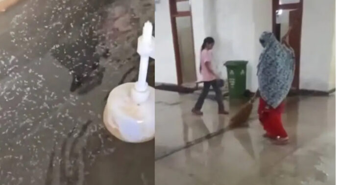 ചോർന്നൊലിച്ച് കെട്ടിടങ്ങൾ ; പ്രതിഷേധവുമായി അലഹബാദ് സർവകലാശാലയിൽ വിദ്യാർഥികൾ ചോർന്നൊലിച്ച് കെട്ടിടങ്ങൾ ; പ്രതിഷേധവുമായി അലഹബാദ് സർവകലാശാലയിൽ വിദ്യാർഥികൾ