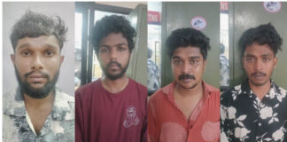 ആലപ്പുഴയിൽ വള്ളംകളിക്കിടെ കത്തിക്കുത്ത് : മൂന്നുപേർക്ക് കുത്തേറ്റു ; നാലുപേർ അറസ്റ്റിൽ