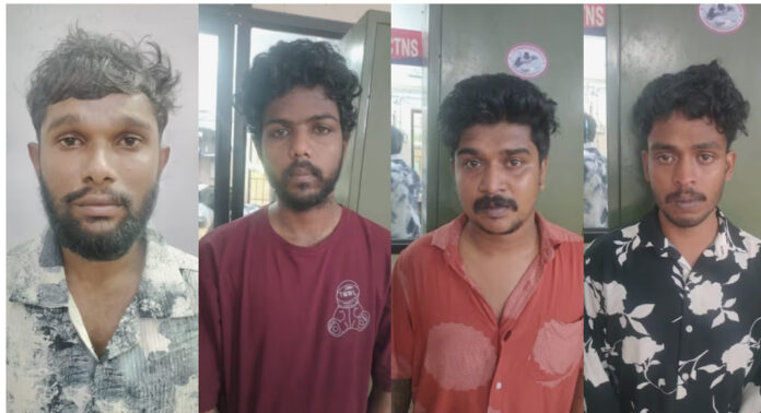 ആലപ്പുഴയിൽ വള്ളംകളിക്കിടെ കത്തിക്കുത്ത് : മൂന്നുപേർക്ക് കുത്തേറ്റു ; നാലുപേർ അറസ്റ്റിൽ ആലപ്പുഴയിൽ വള്ളംകളിക്കിടെ കത്തിക്കുത്ത് : മൂന്നുപേർക്ക് കുത്തേറ്റു ; നാലുപേർ അറസ്റ്റിൽ