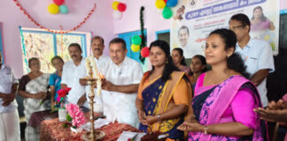 മലയാലപ്പുഴ ഗ്രാമ പഞ്ചായത്തിൽ അങ്കണവാടി കം ക്രഷ് ബ്ലോക്ക് ഉദ്ഘാടനം ചെയ്തു