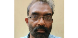 ക്ഷേത്രത്തില് വച്ച് സ്ത്രീയുടെ കണ്ണിൽ മുളകുപൊടി വിതറി മാല പൊട്ടിക്കാൻ ശ്രമിച്ച പൂജാരി പിടിയില്