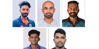 കെ.സി.എൽ മൂന്നാം സീസൺ : ഇടുക്കിയിൽ നിന്ന് അഞ്ച് താരങ്ങൾ മൈതാനത്തേക്ക്