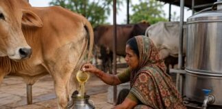 ഗോമൂത്രം ഇനി വരുമാനമാർഗം; ലിറ്ററിന് 10 രൂപ; യുപിയിൽ പുതിയ പദ്ധതി