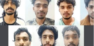 8കിലോ കഞ്ചാവുമായി 7 യുവാക്കൾ പിടിയിൽ ; ചില്ലറവിൽപനയ്ക്കായി വാങ്ങി ഉപയോഗിക്കും