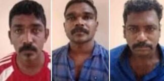 ഓണാഘോഷ പരിപാടി കഴിഞ്ഞ് മടങ്ങിയ മധ്യവയസ്കന് നേരെ ആക്രമണം ; മൂന്നുപേർ അറസ്റ്റിൽ