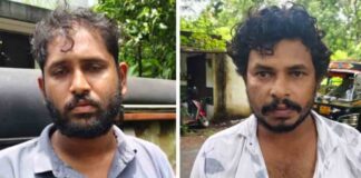 യുവതിയെ ആക്രമിച്ച് സ്വര്ണമാല കവര്ന്ന കേസില് രണ്ട് പേര് അറസ്റ്റില്