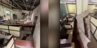 ഇടുക്കി ജില്ലാ ശിശു സംരക്ഷണ യൂണിറ്റ് ഓഫീസിന്റെ സീലിംഗ് തകർന്നു വീണു ; ആളപായമില്ല