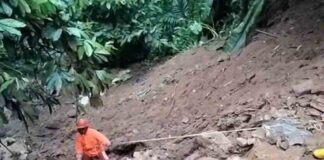ഇടുക്കി അടൂർമലയിൽ മണ്ണിടിച്ചിൽ ; വീട്ടിൽ കുടുങ്ങിക്കിടന്ന സ്ത്രീ മരിച്ചു