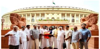 കേരള നിയമസഭാ സ്പീക്കറായി ചുമതലയേറ്റശേഷം ആദ്യമായി ഡൽഹിയിലെത്തിയ തിരുവഞ്ചൂർ രാധാകൃഷ്ണന് സ്വീകരണം