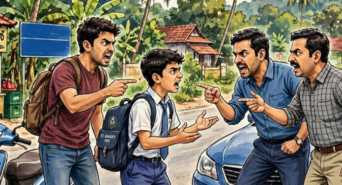 കാറിന് വഴി മാറി കൊടുത്തില്ല : തിരുവല്ല കടപ്രയില് സഹോദരങ്ങളായ വിദ്യാര്ത്ഥികള്ക്ക് ക്രൂര മര്ദ്ദനം കാറിന് വഴി മാറി കൊടുത്തില്ല : തിരുവല്ല കടപ്രയില് സഹോദരങ്ങളായ വിദ്യാര്ത്ഥികള്ക്ക് ക്രൂര മര്ദ്ദനം