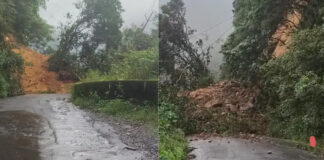 മണ്ണിടിച്ചിൽ : കൊട്ടിയൂർ-പാൽചുരം-ബോയ്സ് ടൗൺ റോഡിൽ പൂർണ്ണമായും ഗതാഗതം നിരോധിച്ചു