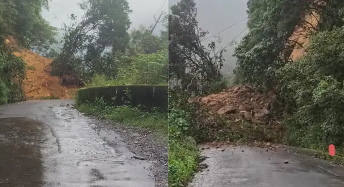 മണ്ണിടിച്ചിൽ : കൊട്ടിയൂർ-പാൽചുരം-ബോയ്സ് ടൗൺ റോഡിൽ പൂർണ്ണമായും ഗതാഗതം നിരോധിച്ചു മണ്ണിടിച്ചിൽ : കൊട്ടിയൂർ-പാൽചുരം-ബോയ്സ് ടൗൺ റോഡിൽ പൂർണ്ണമായും ഗതാഗതം നിരോധിച്ചു