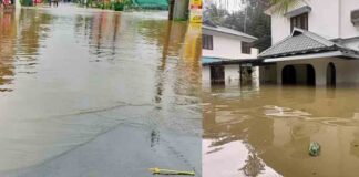 തോരാമഴ ; തിരുവാർപ്പ് പഞ്ചായത്തിലെ 98% വീടുകളിലും വെള്ളം കയറി