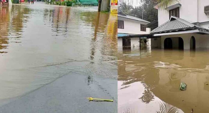 തോരാമഴ ; തിരുവാർപ്പ് പഞ്ചായത്തിലെ 98% വീടുകളിലും വെള്ളം കയറി തോരാമഴ ; തിരുവാർപ്പ് പഞ്ചായത്തിലെ 98% വീടുകളിലും വെള്ളം കയറി
