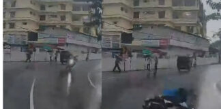 നിയന്ത്രണം നഷ്ടപ്പെട്ട ബൈക്ക് ബസിനടിയിൽപ്പെട്ടു : യുവതിക്ക് ദാരുണാന്ത്യം ; സഹോദരന് പരിക്ക്