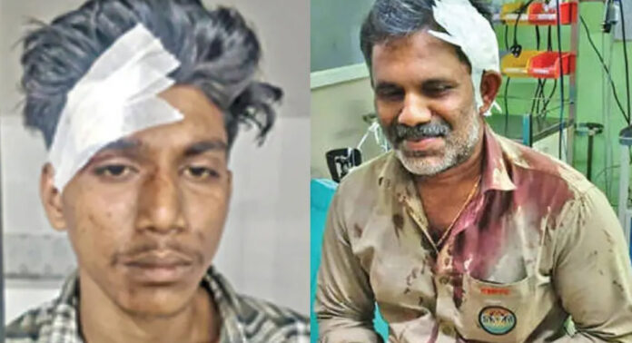 സൈഡ് കൊടുക്കാത്തതിനെ ചൊല്ലി തർക്കം : കെ.എസ്.ആർ.ടി.സി. ഡ്രൈവറെ ബിയർ കുപ്പികൊണ്ട് തലക്കടിച്ചു ; യുവാവ് പിടിയിൽ സൈഡ് കൊടുക്കാത്തതിനെ ചൊല്ലി തർക്കം : കെ.എസ്.ആർ.ടി.സി. ഡ്രൈവറെ ബിയർ കുപ്പികൊണ്ട് തലക്കടിച്ചു ; യുവാവ് പിടിയിൽ
