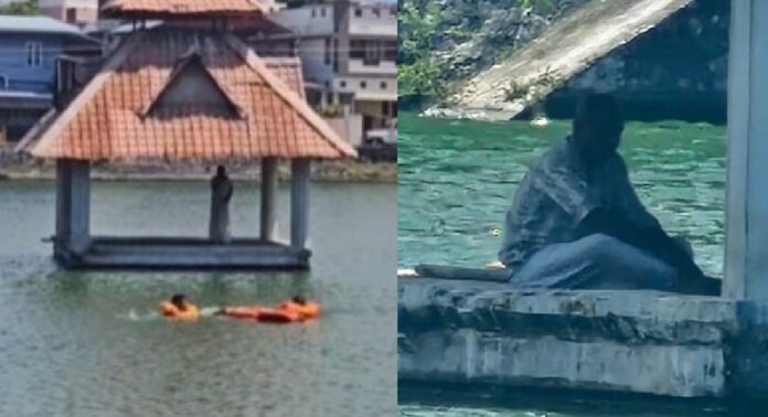 കുളത്തിലേക്ക് ചാടി ജീവനൊടുക്കാൻ ശ്രമിച്ച് മധ്യവയസ്കൻ കുളത്തിലേക്ക് ചാടി ജീവനൊടുക്കാൻ ശ്രമിച്ച് മധ്യവയസ്കൻ