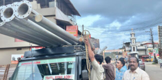 കുമ്പഴയില് ട്രാഫിക് സിഗ്നല് സ്ഥാപിക്കുന്ന ജോലികള് സെപ്റ്റംബര് ഒന്നിന് ആരംഭിക്കും : നിര്മ്മാണ സാമഗ്രികള് എത്തിച്ചു