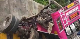 കുറ്റിപ്പുറം ബസ് അപകടം : അമിതവേഗമാണ് അപകടകാരണമെന്ന് എംവിഡി റിപ്പോർട്ട്
