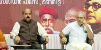 വീണ്ടും ആർഎസ്എസ് വേദിയിൽ കേരള സർവകലാശാല വൈസ് ചാൻസലർ മോഹനൻ കുന്നുമ്മൽ
