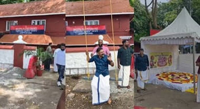 തിരുവനന്തപുരം മ്യൂസിയം പോലീസ് സ്റ്റേഷന് മുന്നിൽ ഓണം ആഘോഷിച്ച് ഇഡിയെ ആക്രമിച്ച കേസിലെ പ്രതികൾ തിരുവനന്തപുരം മ്യൂസിയം പോലീസ് സ്റ്റേഷന് മുന്നിൽ ഓണം ആഘോഷിച്ച് ഇഡിയെ ആക്രമിച്ച കേസിലെ പ്രതികൾ