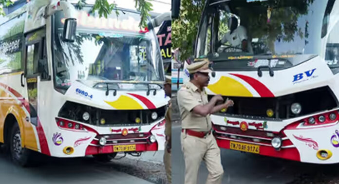 നികുതി വെട്ടിച്ച് ഓടുന്ന ടൂറിസ്റ്റ് ബസുകൾക്കെതിരെ നടപടിയുമായി എംവിഡി ; പിഴയിട്ടത് ഒരു കോടി രൂപ നികുതി വെട്ടിച്ച് ഓടുന്ന ടൂറിസ്റ്റ് ബസുകൾക്കെതിരെ നടപടിയുമായി എംവിഡി ; പിഴയിട്ടത് ഒരു കോടി രൂപ