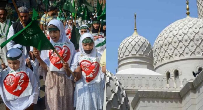പ്രവാചകൻ മുഹമ്മദ് നബിയുടെ ജന്മദിനം ആഘോഷിച്ച് വിശ്വാസികൾ പ്രവാചകൻ മുഹമ്മദ് നബിയുടെ ജന്മദിനം ആഘോഷിച്ച് വിശ്വാസികൾ