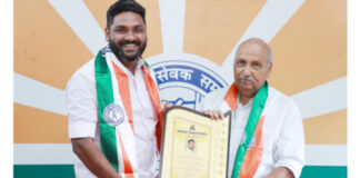 ഭാരത് സേവക് സമാജ് ദേശീയ പുരസ്കാരം നഹാസ് പത്തനംതിട്ടയ്ക്ക്