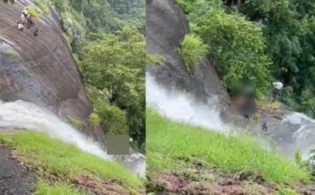 പാലക്കാട് വെള്ളച്ചാട്ടത്തിൽ വീണ് ഒരാൾ മരിച്ചു