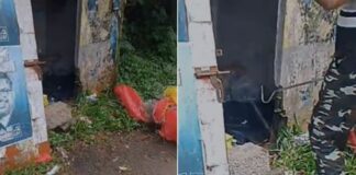 മരനെല്ലൂരിൽ പഞ്ചായത്തിന്റെ മോട്ടോർഷെഡിൽ മൂർഖൻ പാമ്പ്