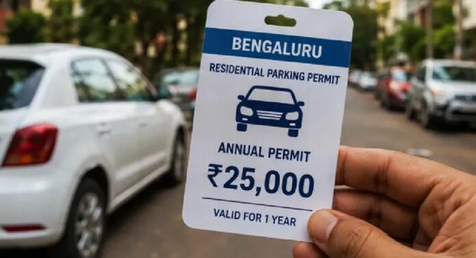 ബെംഗളൂരുവിൽ വീടിന് പുറത്ത് റോഡിൽ വാഹനം പാർക്ക് ചെയ്യുന്നവരിൽ നിന്ന് ഫീസ് ഈടാക്കും ബെംഗളൂരുവിൽ വീടിന് പുറത്ത് റോഡിൽ വാഹനം പാർക്ക് ചെയ്യുന്നവരിൽ നിന്ന് ഫീസ് ഈടാക്കും