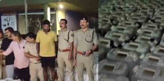 പയ്യന്നൂരിൽ വൻ സ്പിരിറ്റ് വേട്ട ; 7000 ലിറ്ററുമായി ലോറി പിടികൂടി