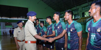 സംസ്ഥാന പോലീസ് മീറ്റ് : വോളിബോൾ മത്സരങ്ങൾ പ്രമാടം ഇൻഡോർ സ്റ്റേഡിയത്തിൽ സമാപിച്ചു